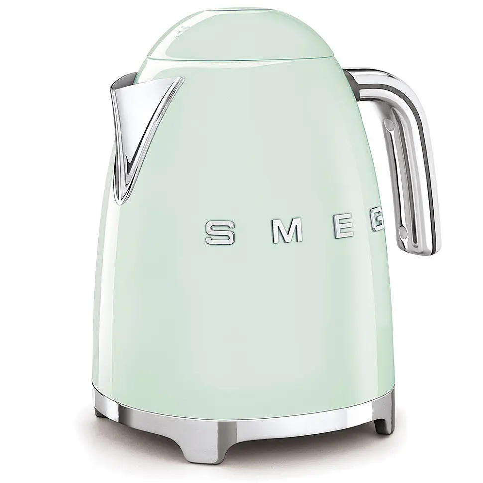 Чайник электрический Smeg (KLF03PGEU) Retro Style 50's - 1,7л - светло-зеленый, Зелёный - фото 2