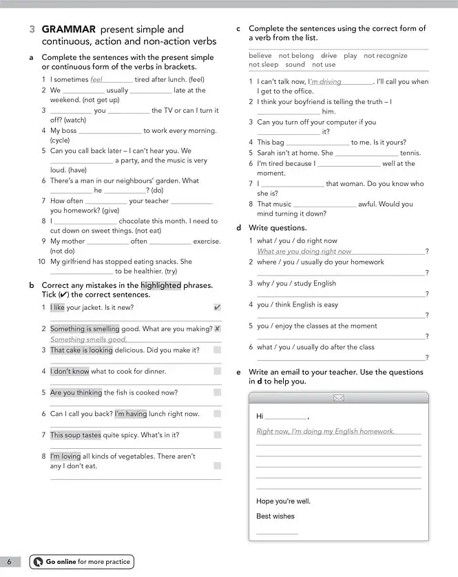 English File (4th Edition) Intermediate Workbook with key - фото 4