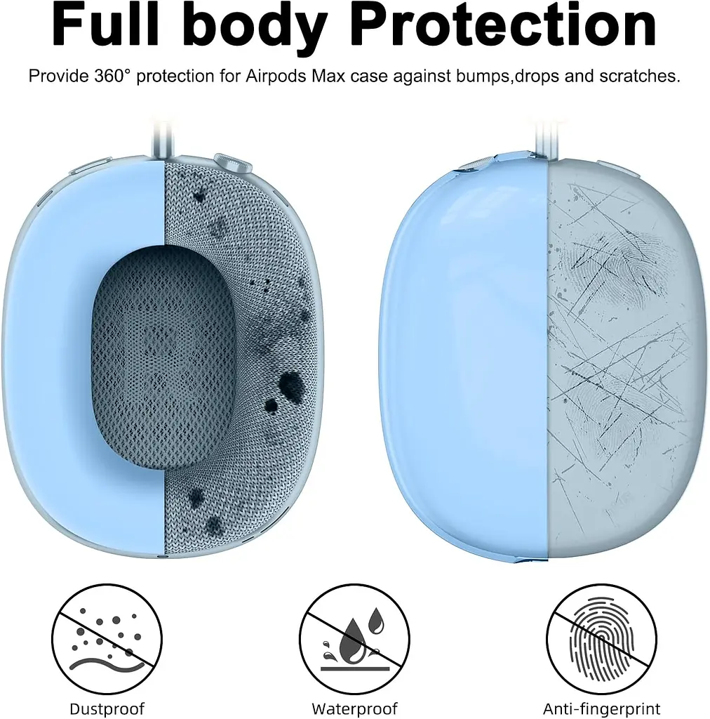 Чохол для Apple Airpods Max 2 / Airpods Max Ear Cups/Ear Pad/Headband Cover Blue (ARS83289) - фото 3