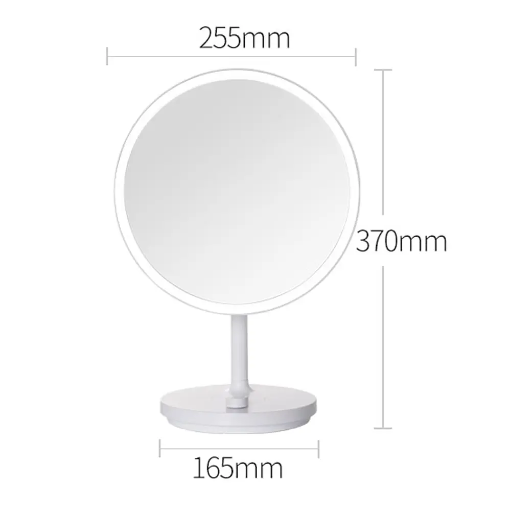 Дзеркало для макіяжу з LED підсвічуванням Xiaomi Jordan-Judy 10" (NV535) Pink - фото 4