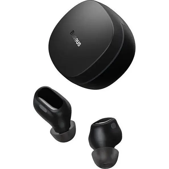 Навушники беспроводные Baseus Bowie WM01 True Wireless Earphones NGTW370001 черные - фото 2