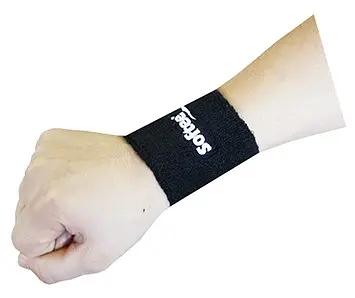 Напульсники SOFTEE Wristbands black (пара) - фото 2