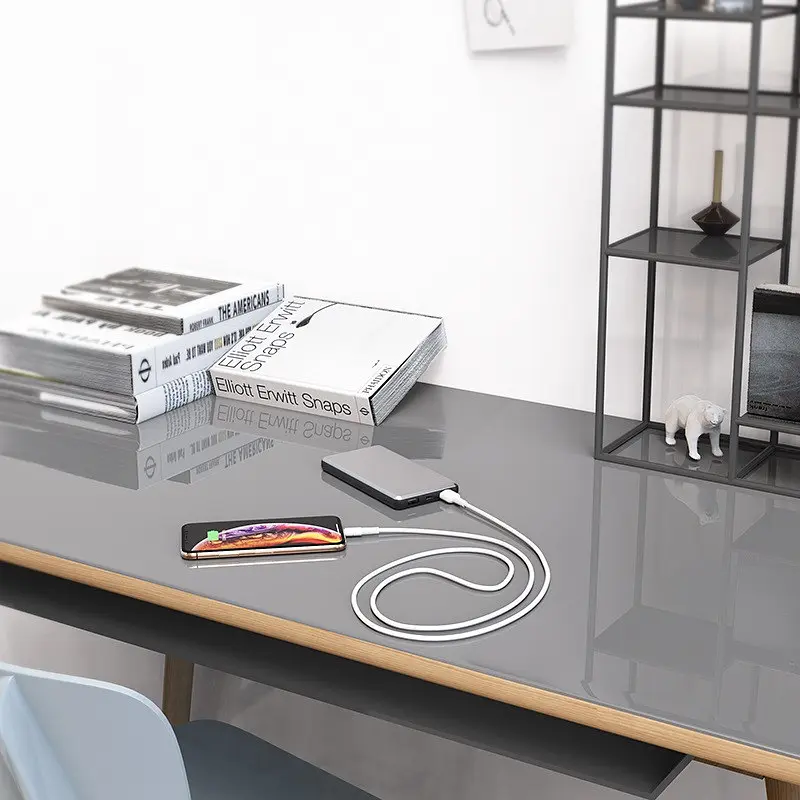 Кабель Borofone BX30 USB to iP 2.4A 1 м silicone TPE connectors білий - фото 3