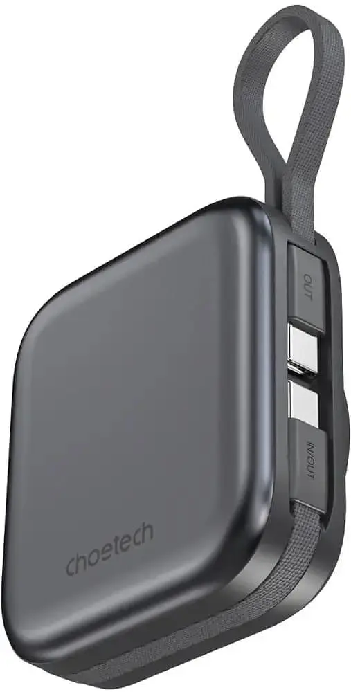 Павербанк Choetech Magnetic Wireless Black 10 000 mAh / 22.5 Вт (B697C-BKGY) - фото 3