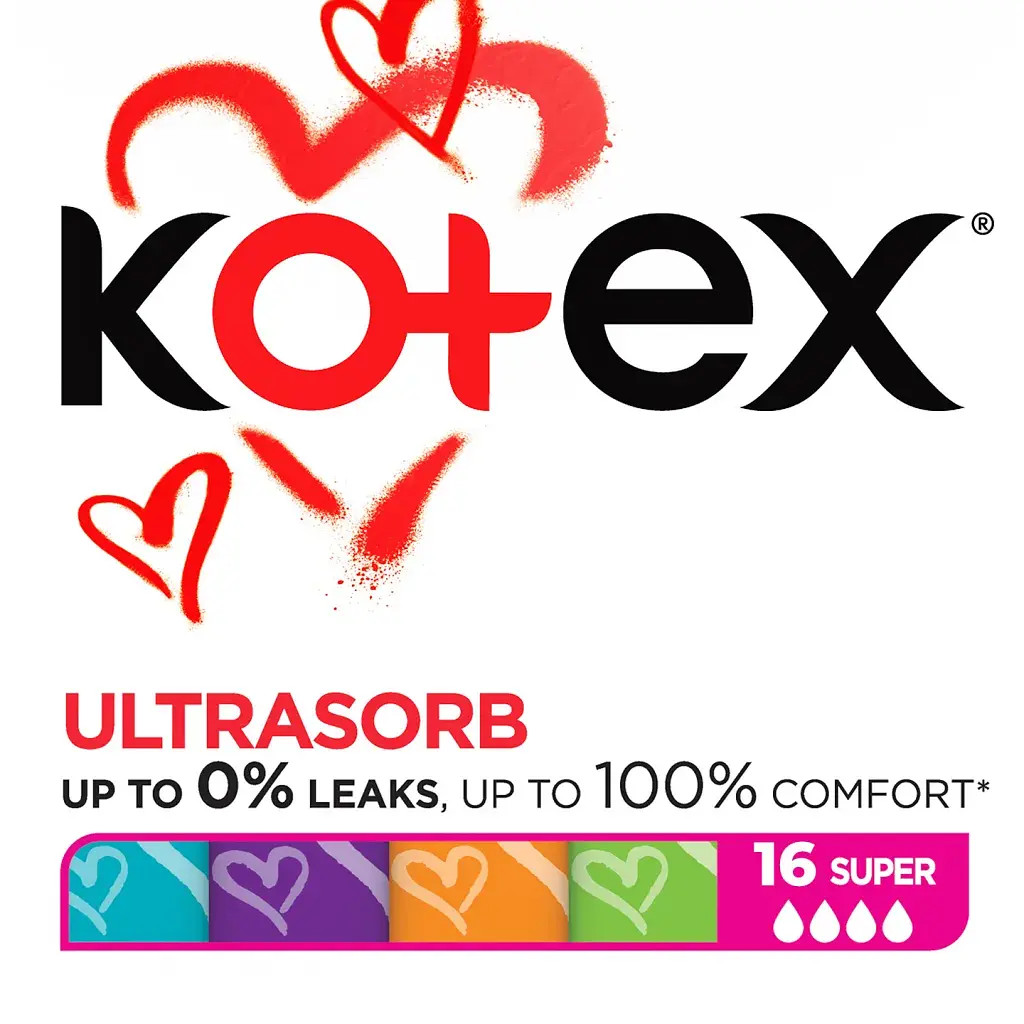 Тампони Kotex Super 16 шт. (5029053534572) - фото 2