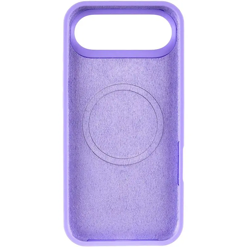 Чехол Epik Silicone Case Full Protective (AA) V2 with MagSafe для Apple iPhone 17 Air (6.5) Сиреневый / Dasheen - фото 3