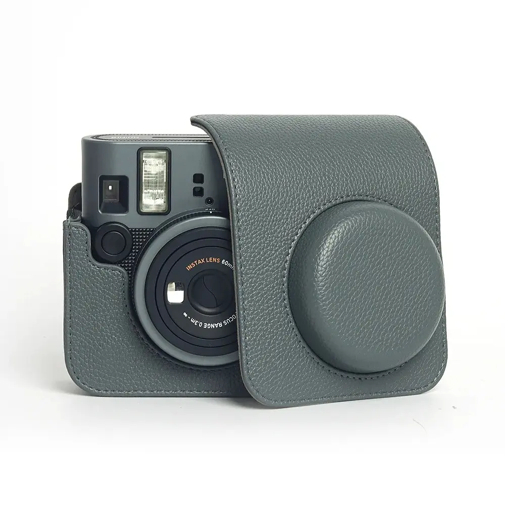 Подарунковий набір Фотоапарат Fujifilm Instax Mini 41 Фотопапір 100 шт. Чохол Фотоальбом на 108 фото сірий - фото 5