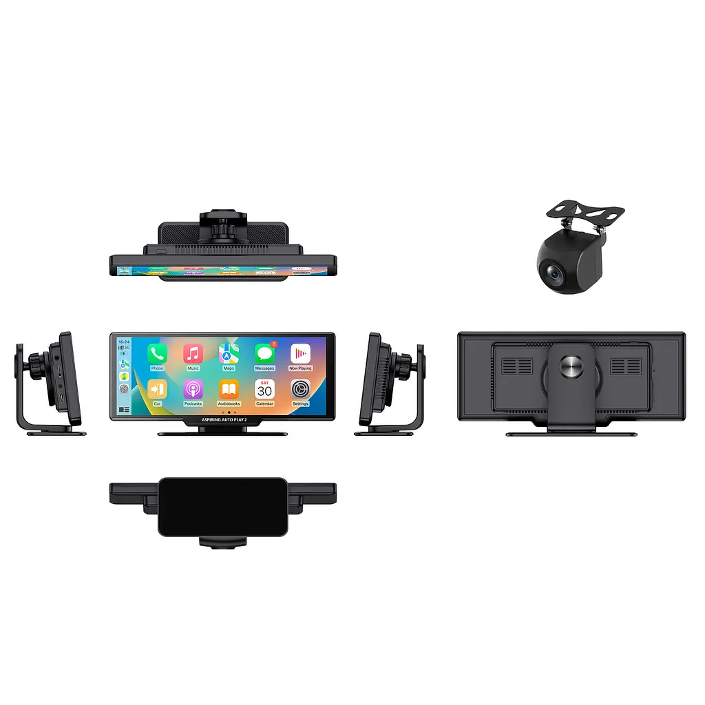 Портативний монітор Aspiring Auto Play 2, Magnet, CarPlay, Android auto - фото 2