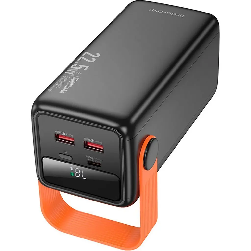 Зовнішній акумулятор Borofone Magnifico BJ66A 50000mAh 22.5W Black [130221] - фото 5