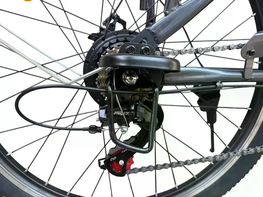 Електровелосипед Crosser E-LIT 26 дюймів (500W/48V/20Ah) з кошиком Чорний - фото 7