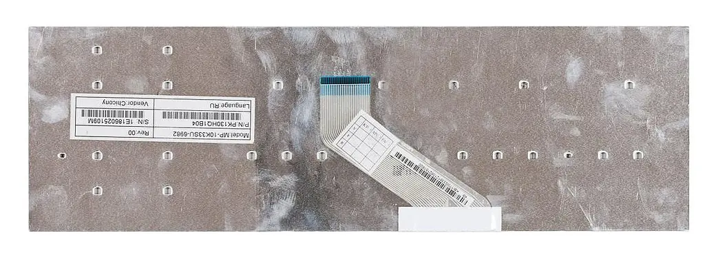 Клавіатура для ноутбука Gateway NV55S, NV57H, NV75S, NV77H White, (No Frame) - фото 2