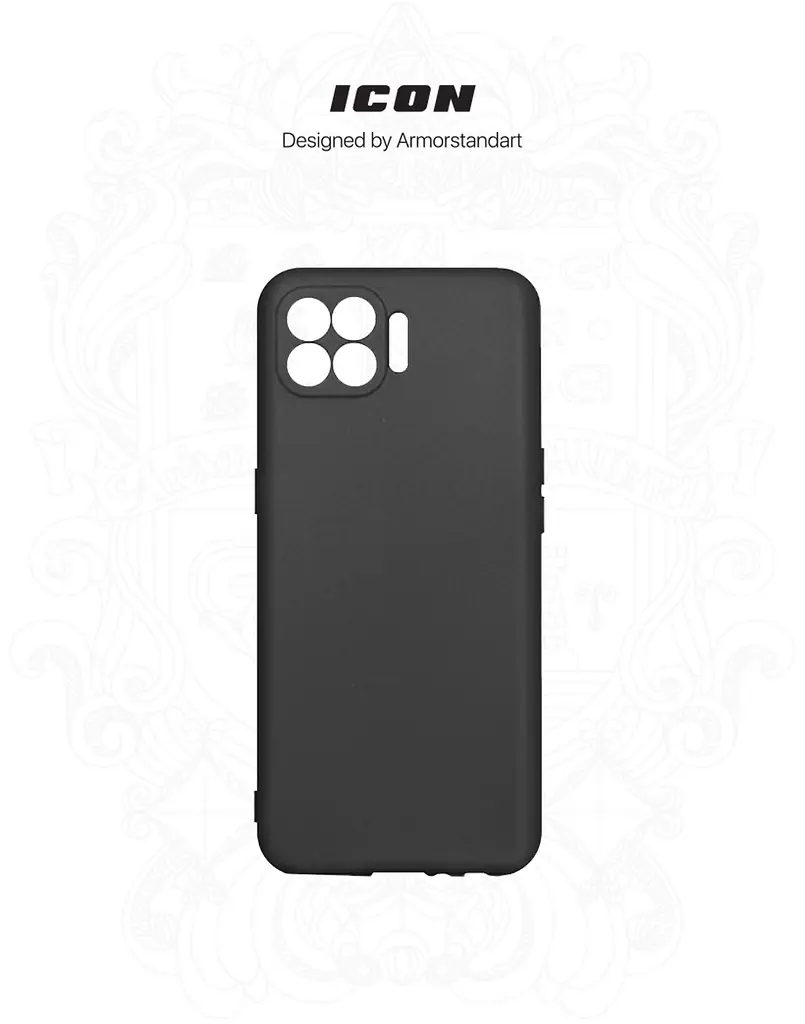 Чехол ArmorStandart ICON для OPPO Reno 4 Lite/A93 Camera cover Black (ARM58460) - фото 2