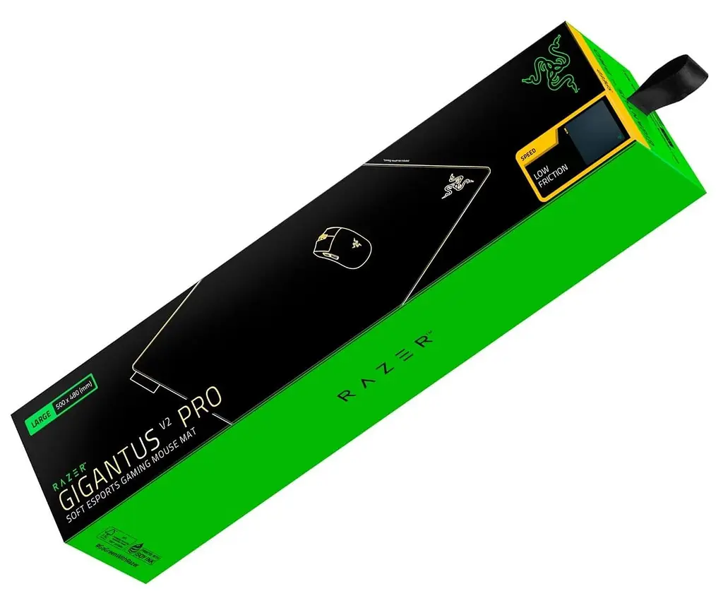 Ігрова поверхня Razer Gigantus V2 Pro L Speed (500x480x4мм) Black (RZ02-05490900-R3M1) - фото 6
