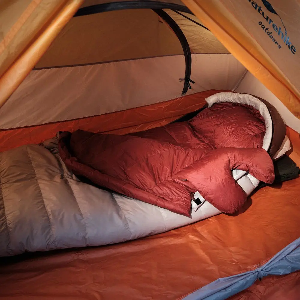 Спальник з натуральним пухом Naturehike Snowbird NH20YD001 розмір L коричневий 720 г - фото 19