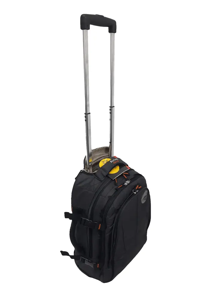 Сумка-рюкзак дорожня на колесах Airtex 560/1 48x35x19 см 18 л міні XS сіра - фото 6