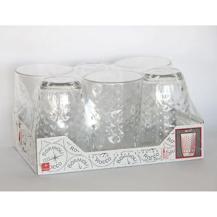 Набір склянок Bormioli Rocco Glit long drink 395 мл 6 шт. (580213VNA) - фото 3