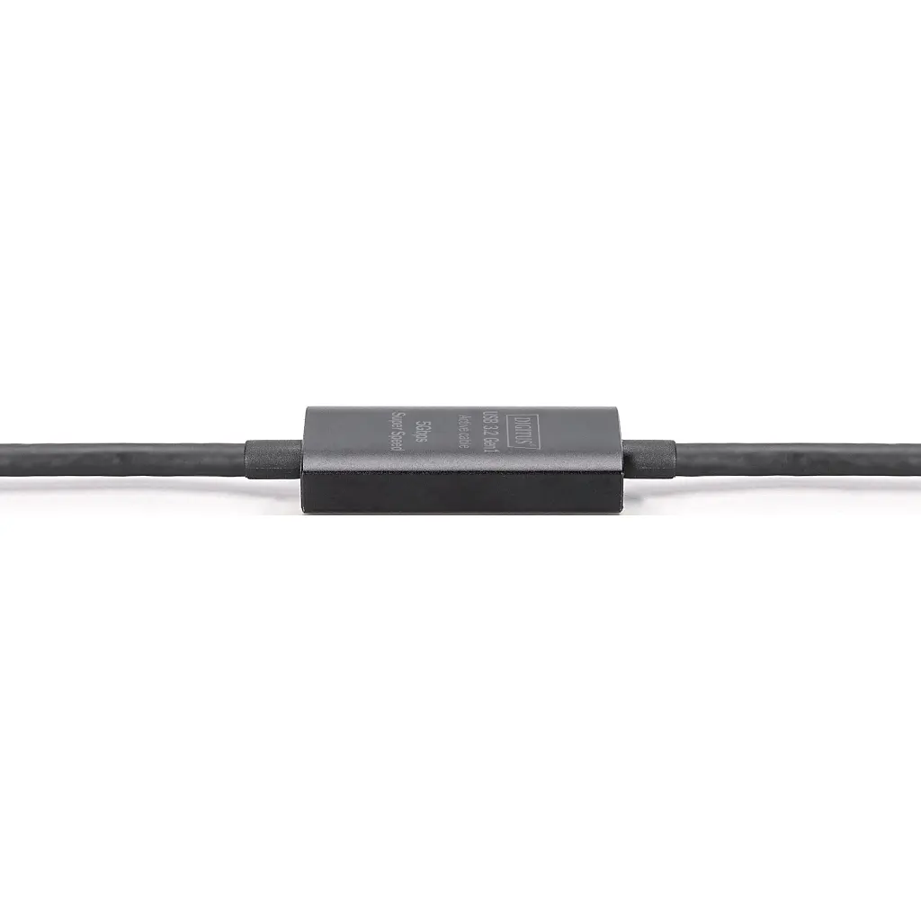 Дата кабель USB-С M/F 10.0m USB3.2 Gen1 Active 5G Digitus (DA-73109) - фото 4
