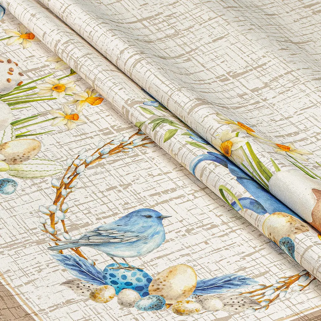 Скатерть Home Line Пасха голубой кувшин 150х180 см (193126) - фото 2