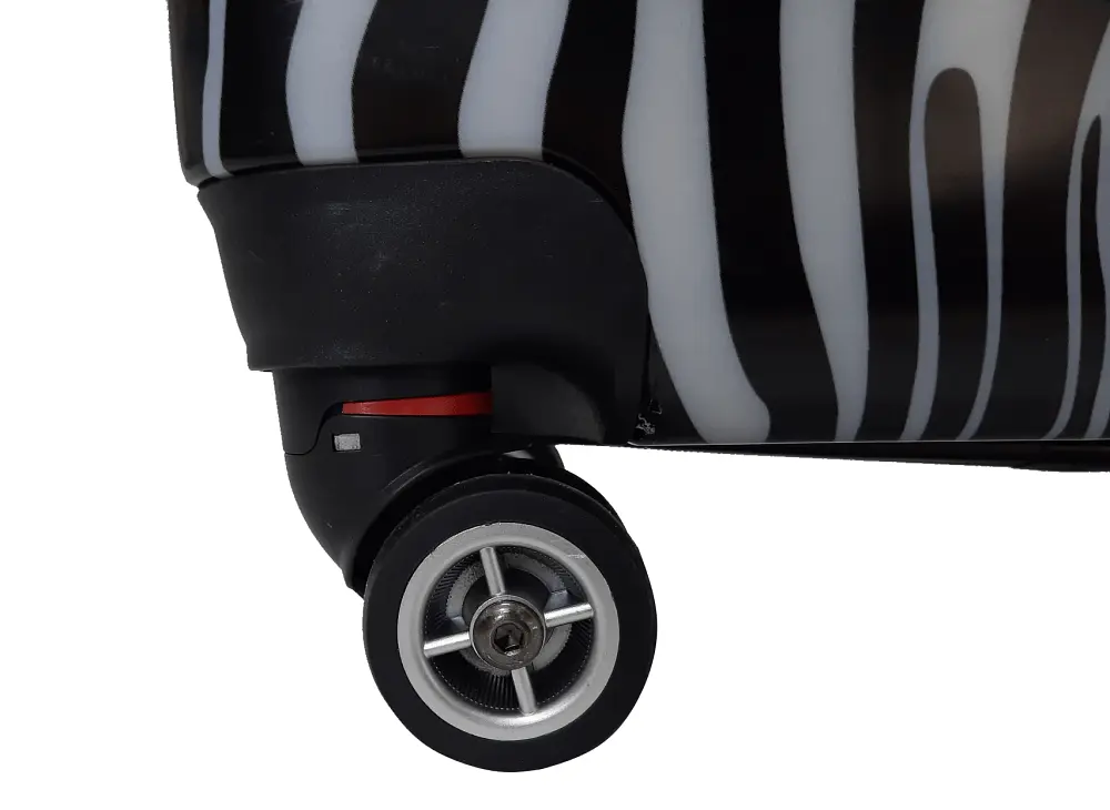 Валіза Worldline Airtex 809/zebra колір голубий розмір маленький S - фото 2