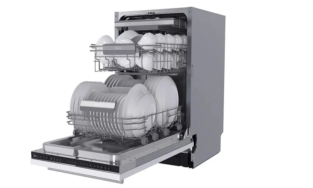 Посудомийна машина MIDEA MID45S160i (вбудована, 45см) - фото 3