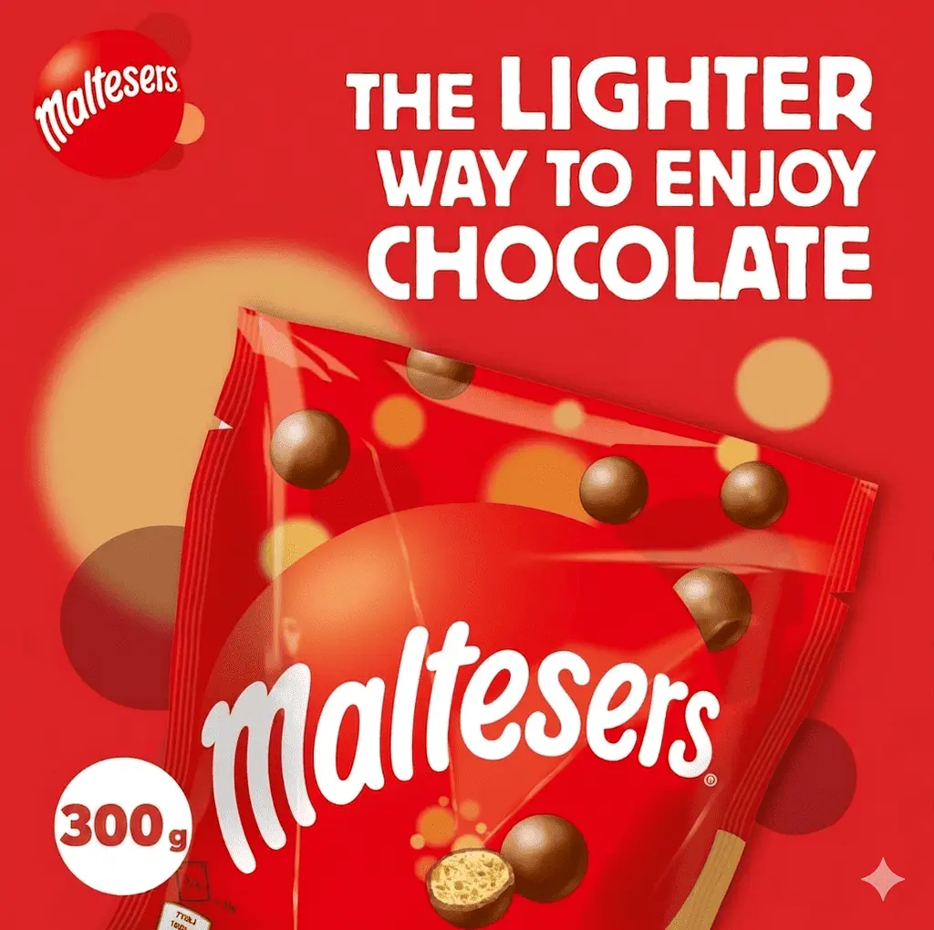 Драже Maltesers Chocolate Large Bag 300г - фото 3