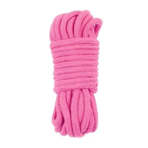 Мотузка для звязування LoveToy Fetish Bondage Rope, 10 м, рожева - фото 4