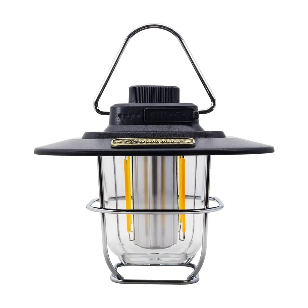 Ліхтар Westinghouse RETRO 4W LED Filament WF242 Type-C з функцією Power Bank Чорний (WF242-CB(Black))
