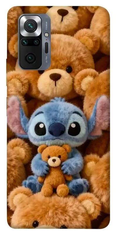 TPU чохол Demsky Stitch teddy bears для Xiaomi Redmi Note 10 Pro