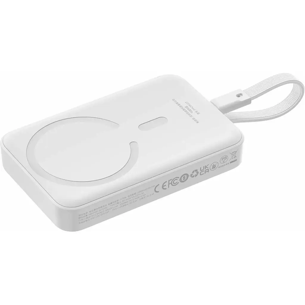 Зовнішній акумулятор Baseus Magnetic Mini 10000mAh 30W White (P1002210B223-00) [140838] - фото 10