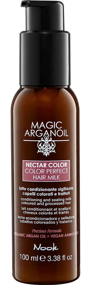 Молочко-силер для фарбованого волосся Nook MAGIC ARGANOIL Nectar Color 100 мл - фото 2