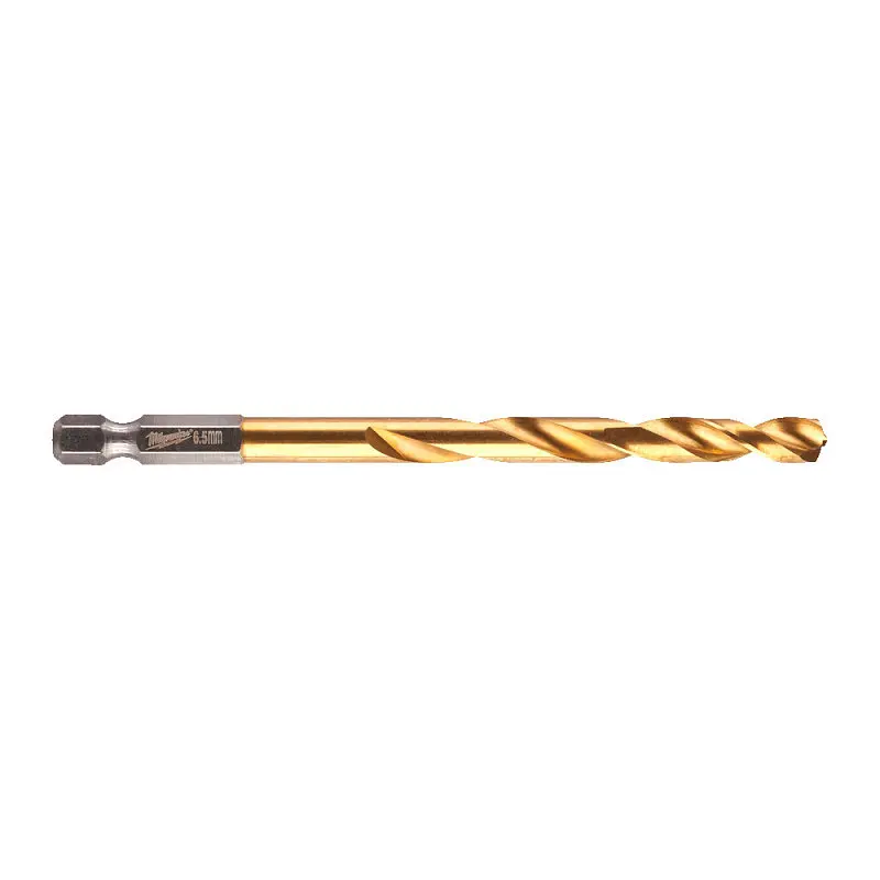 Свердло по металу RedHEX SHOCKWAVE HSS-TiN MILWAUKEE, діаметр 6,5х107х64мм - фото 2