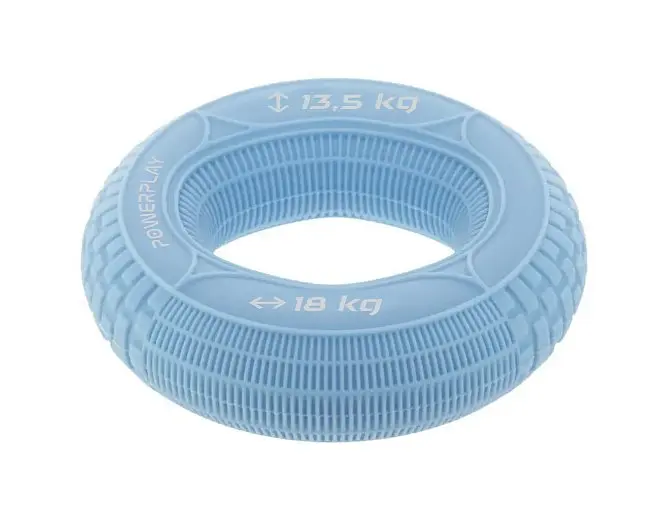 Эспандер кистевой PowerPlay силиконовый PP-4330 Hand Grip Loops Light 13.5-18 кг Голубой (PP_4330_Blue_(13.5-18kg)) - фото 2