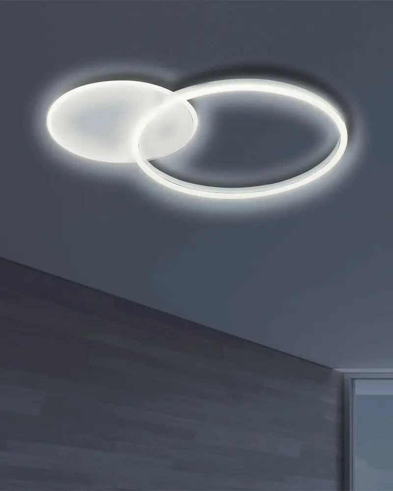 Люстра Goldlux 328458 Roman 2 Led 2x33W 4000K 2700Lm IP20 Белая - фото 2