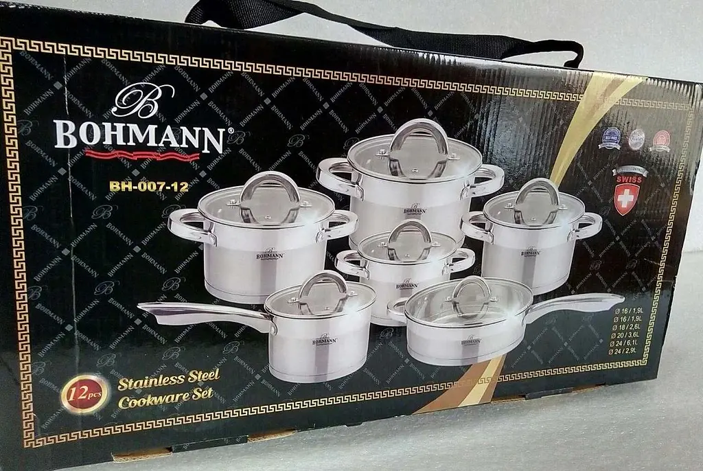 Набір посуду Bohmann BH 007-12 12 предметів - фото 4