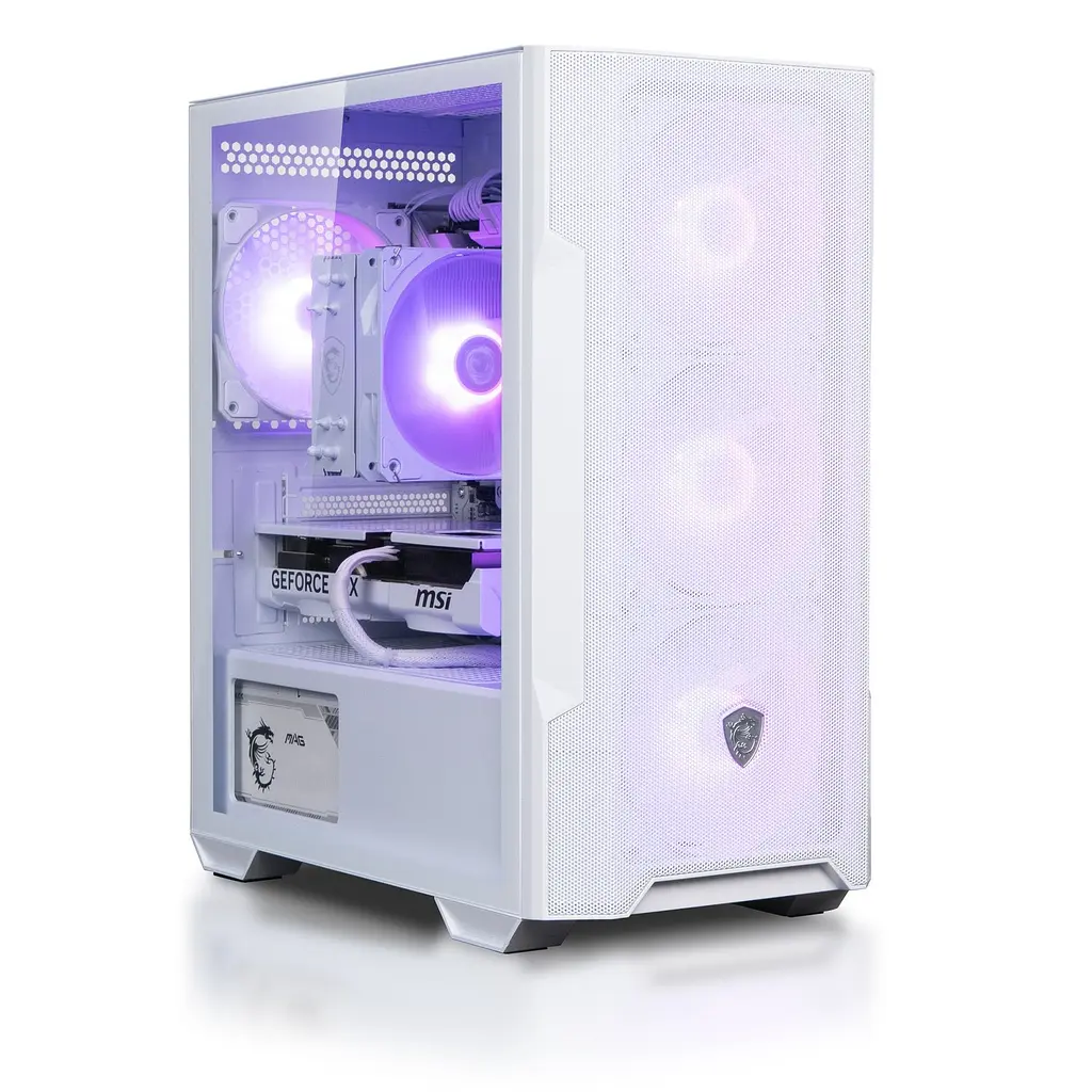 Комп'ютер Dragon Lucky Snow Powered_by MSI (RTX 5080 + R7 7700-WH) White / AMD Ryzen 7 7700 (3.8-5.3), 8 ядер / NVIDIA GeForce RTX 5080 / 32 ГБ (DDR5) / 1024 ГБ (SSD) - фото 2