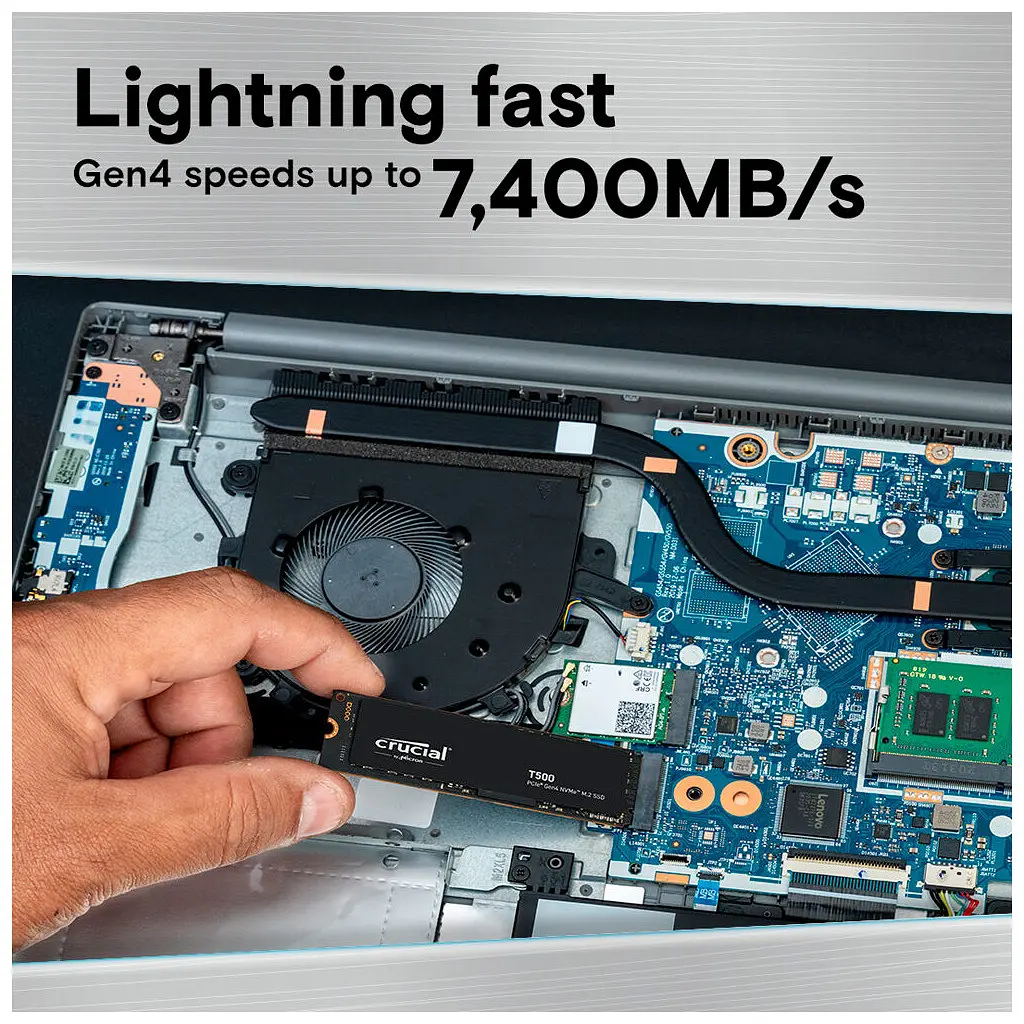 Накопичувач SSD M.2 2280 2TB T500 Micron (CT2000T500SSD8) - фото 2