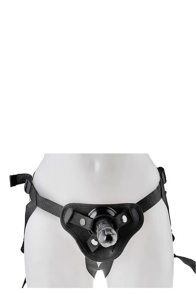 Страпон Dream Toys Blaze Harness with Dildo, 13 см (чорний) - фото 5