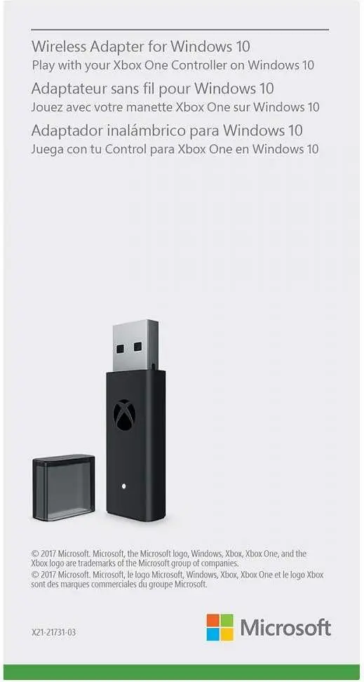 Бездротовий адаптер для геймпада Xbox One Microsoft Wireless Adapter for Windows 10 (6HN-00003) - фото 7
