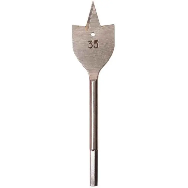 Свердло HorsAY Hard L=160мм d=35мм пір'яне, з шестигранним хвостовиком 1/4"