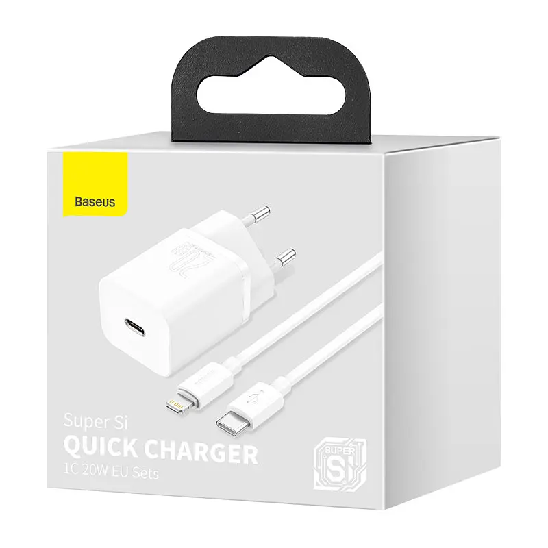 Зарядное устройство Baseus Type-C to Lightning cable Super Si Quick Charger Set - фото 6