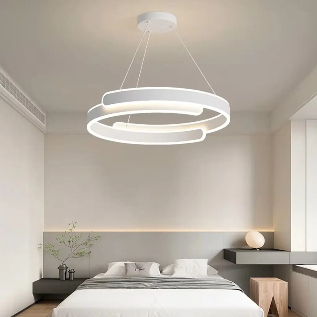 Стильна підвісна LED-люстра Art 2461/500+500WH - фото 5