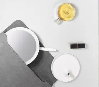 Зеркало для макияжа Doco Daylight Mirror белое HZJ001 - фото 3