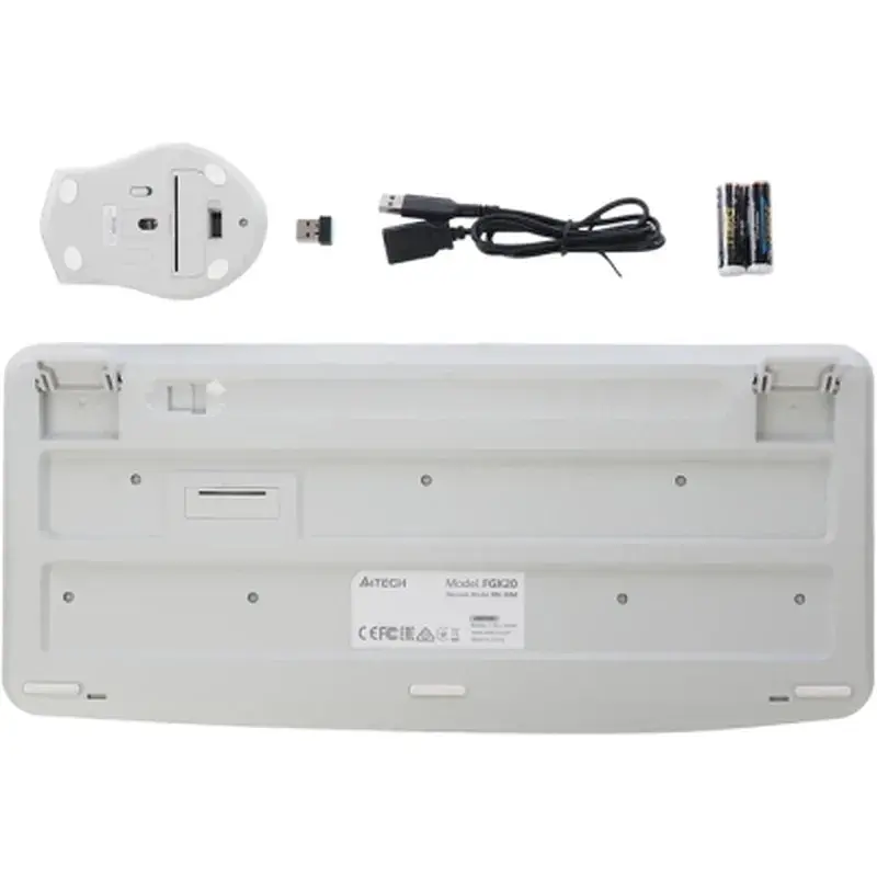 Комплект A4Tech FG2500S Plus Wireless UA White (4711421003278) - фото 7