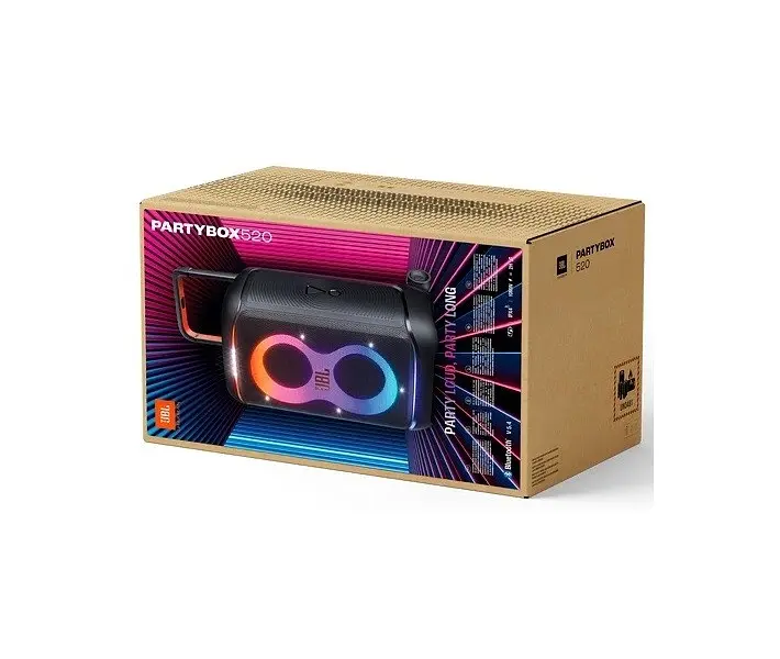 Бездротова портативна акустика JBL PartyBox 520 (JBLPARTYBOX520EU) чорна - фото 9