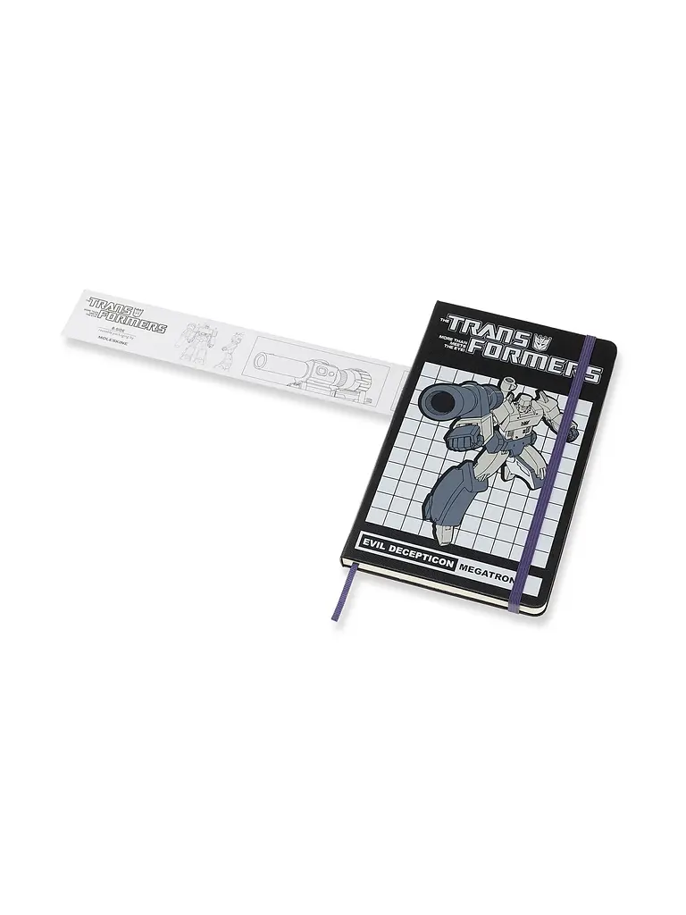 Записник Moleskine Transformers середній, Лінійка Мегатрон (LETFQP060MT) - фото 3