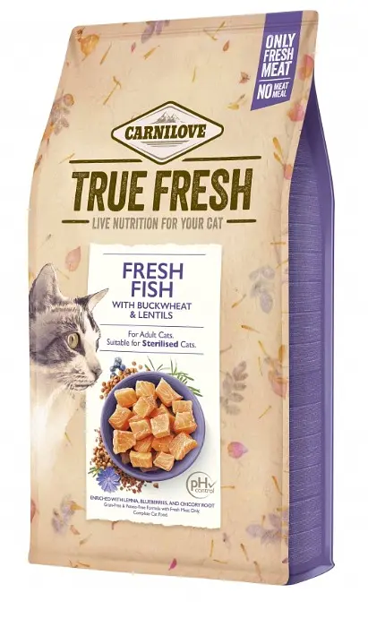 Cухий корм Carnilove True Fresh Cat Fresh Fish для дорослих котів з рибою 4,8 кг