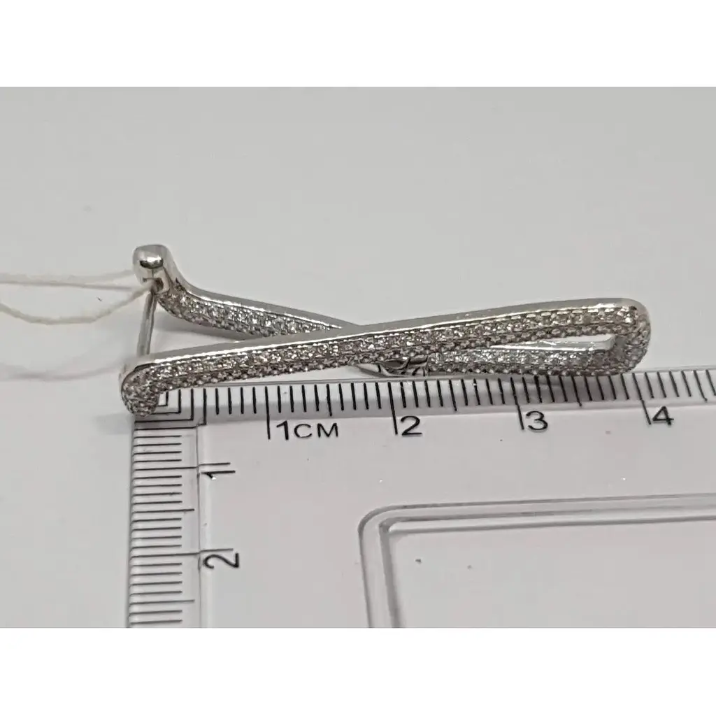 Серебряные серьги Silvex 925 с фианитами. С2Ф/1428 - фото 5