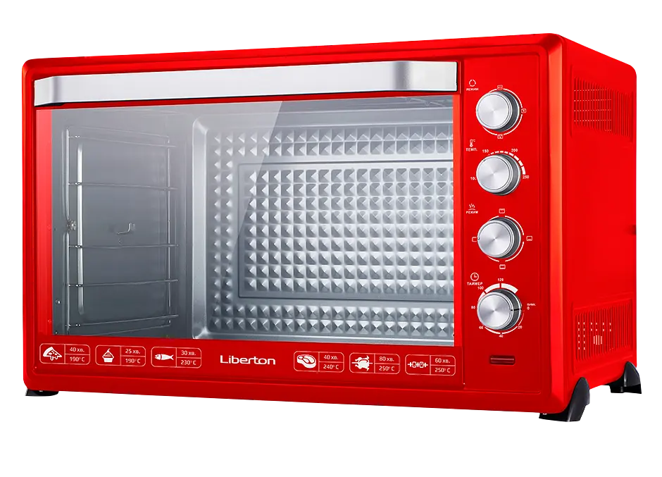 Електродуховка Liberton LEO-1000 Red 100 л