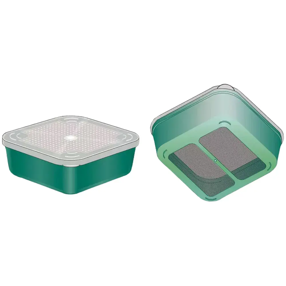 Ємність Stonfo 55R Mesh Square Bait Box 1.2 L з сіткою