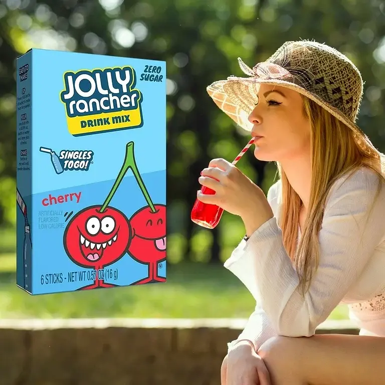 Порошковий напій Jolly Rancher Water Drink Mix Cherry 16 г - фото 8